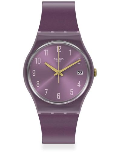 Swatch Lässige Uhr GV403 - Lila