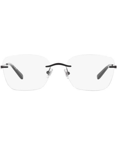 Brooks Brothers Bb1107t Titanium Rectangular Prescription Eyewear Frames - Black