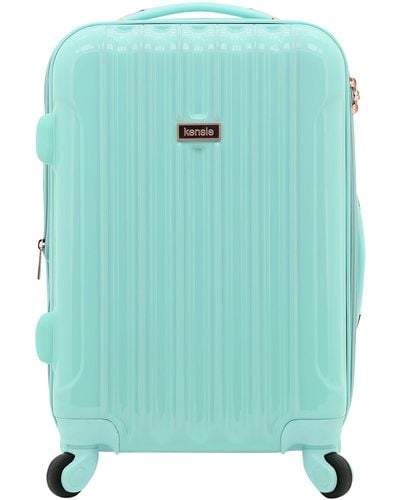 Kensie 20" "alma" Carry-on Tsa-lock Spinner Luggage - Green