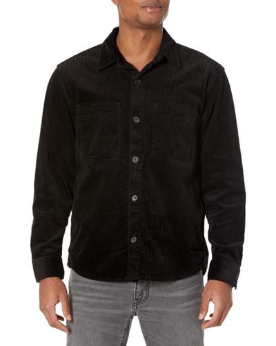 AG Jeans Elias Oversized Shirt Jacket - Black