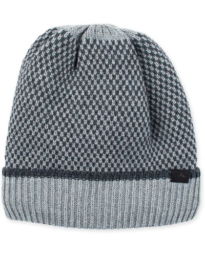 Dockers Intarsia Knit Beanie Hat - Gray
