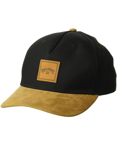 Billabong Stacked Snapback Hat - Black