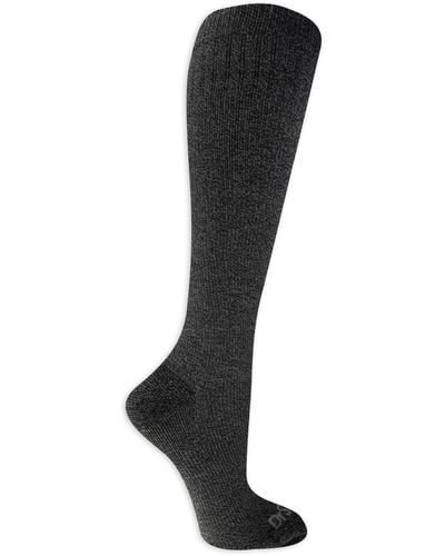 Dr. Scholls Travel Knee High Socks With Graduated Compression - Black