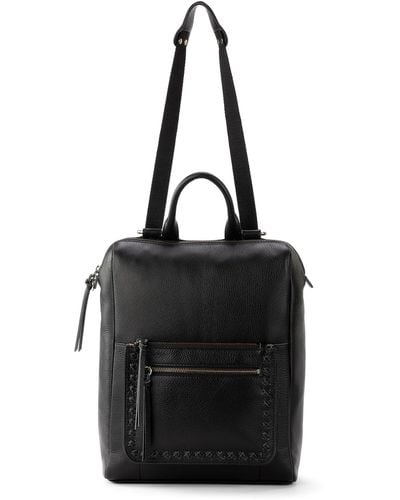 The Sak Loyola Convertible Backpack In Leather - Black