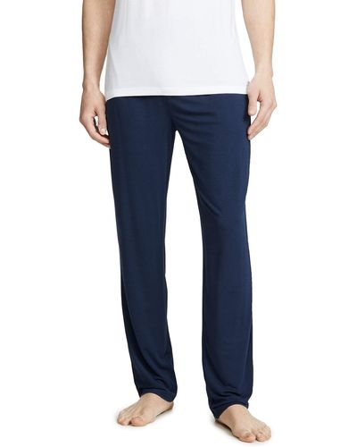Calvin Klein Ultra Soft Modal Trousers Pyjama Bottom - Blue