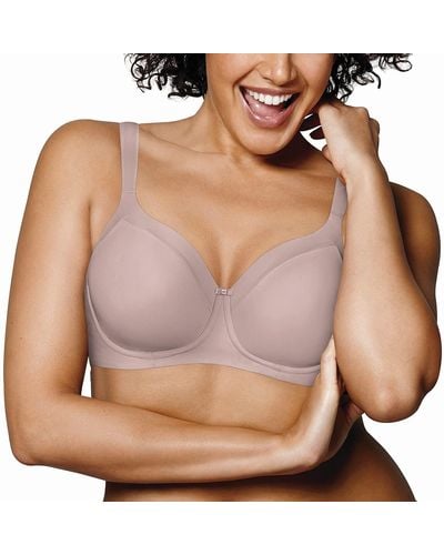 Playtex Womens Secrets Shapes & Supports Full-figure Wirefree 4824 Balconette Bra - Multicolor