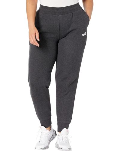 PUMA Plus Size Essentials Fleece Sweatpants - Gray