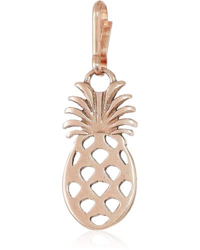 ALEX AND ANI Pineapple Charm 14kt Rose Gold Plated - Multicolor