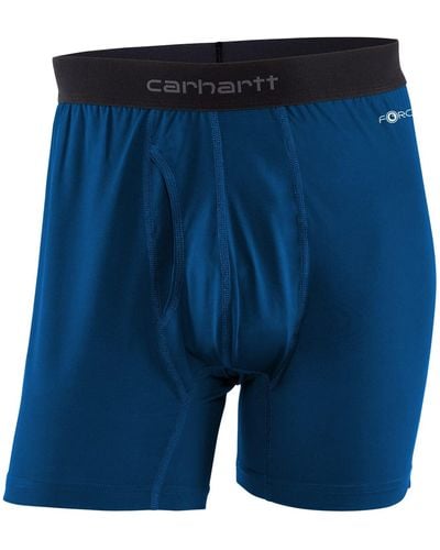 Carhartt Force Stretch Jersey 5" Boxer Brief 2 Pack - Blue