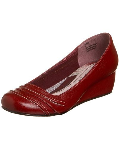 Madden Girl Roadd Wedge,red,7.5 M Us