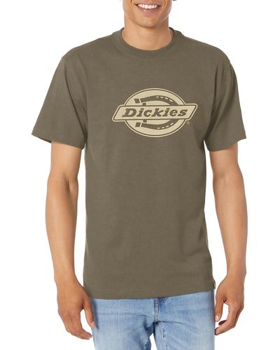 Dickies Logo Heavyweight Ss Tee T-Shirt - Grün