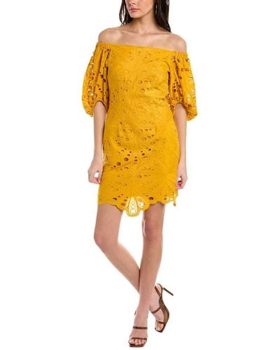 Trina Turk Sweet Mini Dress - Yellow
