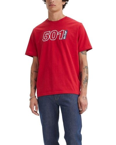 Levi's Graphic Tees, - Red