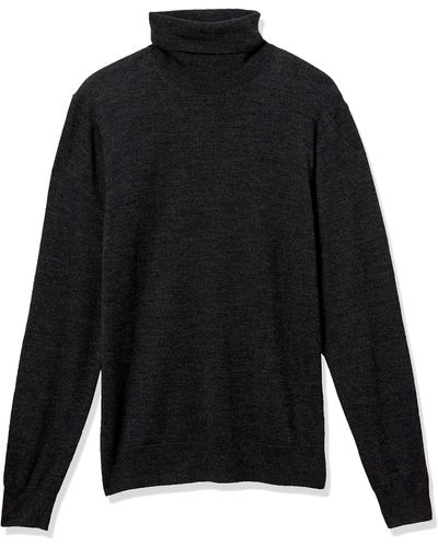 Goodthreads Merino Wool Turtleneck Sweater Felpa - Nero