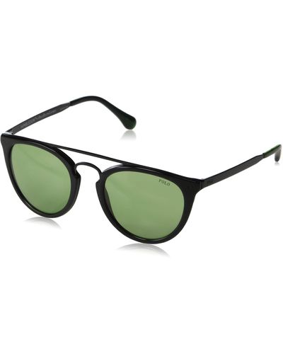 Polo Ralph Lauren Ph4121 Round Sunglasses - Green