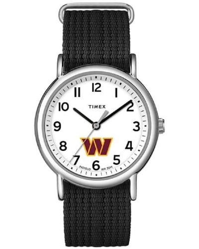 Timex Washington Commanders With Slip-thru Single Layer - Black