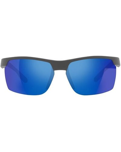 Native Eyewear Ridge-runner Rectangular Sunglasses - Blue