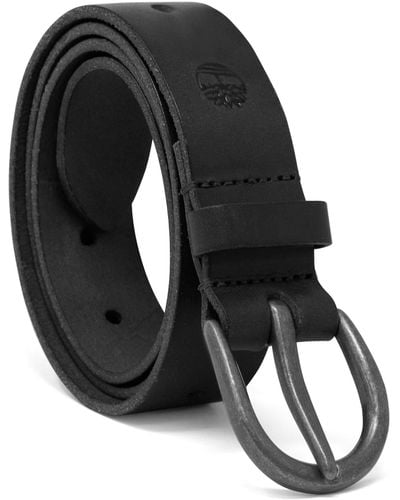 Timberland Casual Leather Belt - Black