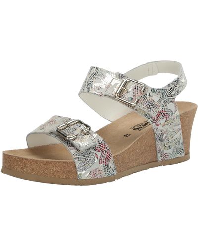 Mephisto Lissandra Wedge Sandal - Metallic