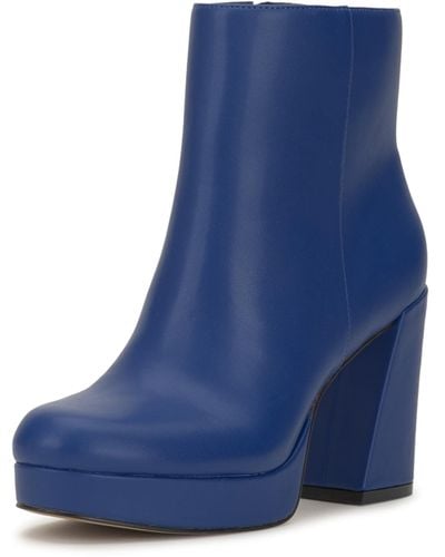 Jessica Simpson Rexura Platform Bootie Ankle Boot - Blue