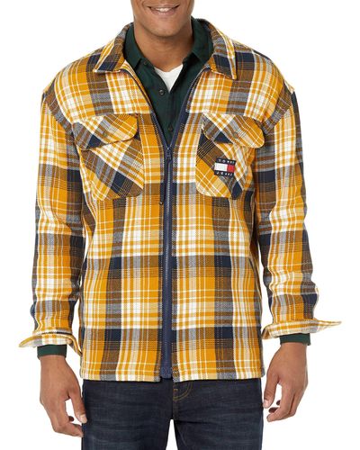 Tommy Hilfiger Adaptive Check Zip Overshirt - Multicolor
