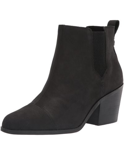 TOMS Everly Chelsea Boot - Black
