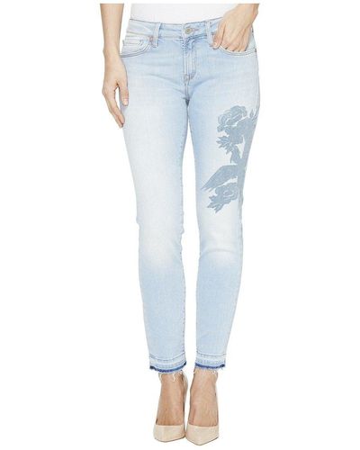 Mavi Jeans Adriana Ankle Mid Rise Super Skinny - Blue