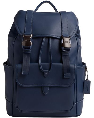 COACH League Flap Backpack - Blue