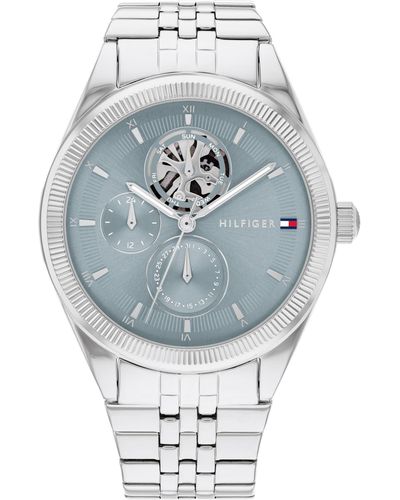 Tommy Hilfiger Function Quartz Watch - Stainless Steel Wristwatch For - Gray