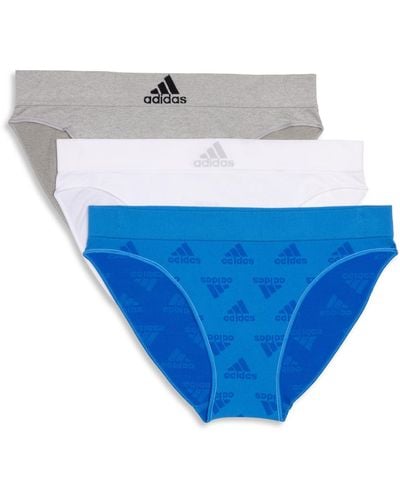 adidas Seamless Bikini Underwear 3-pack - Blue