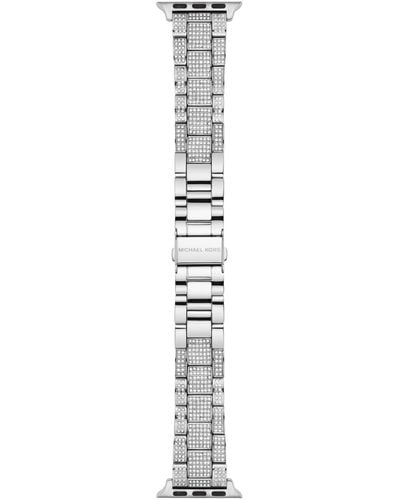 Michael Kors Interchangeable Watch Band Compatible With Your 38/40mm Apple Watch- Straps For Use With Apple Watch Series 1-7 - Metallic
