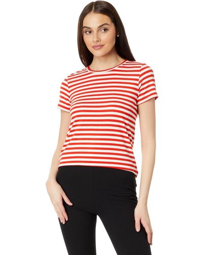 Vince Camuto Yd Polished Knit Tee - Red
