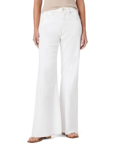 Hudson Jeans Jodie High-rise Flare Jeans - White