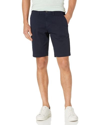 Lacoste Slim Fit Stretch Gabardine Bermuda Shorts - Blue