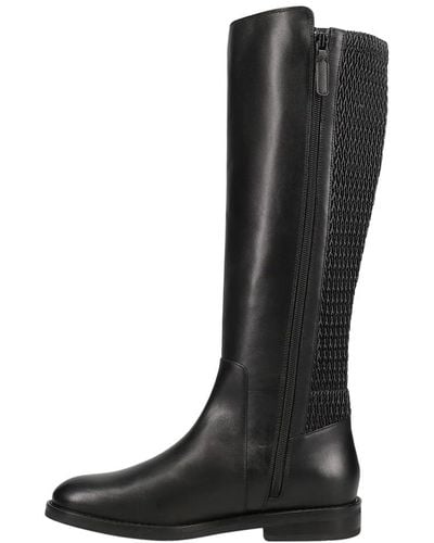 Cole Haan Clover Stretch Tall Boot Knee High - Black
