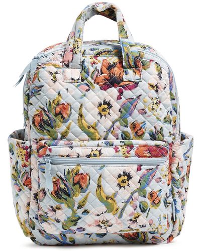 Vera Bradley Essential Large Women's Backpack Quilted Cotton Anchor Aweigh  for sale online
