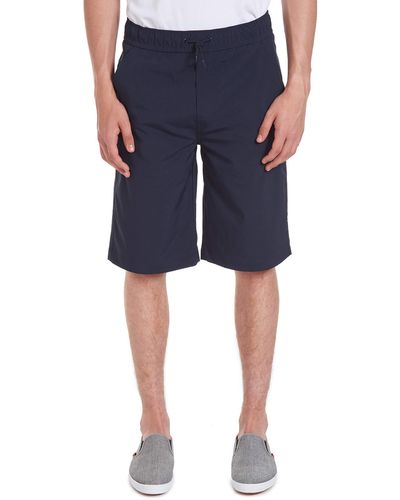Nautica Mens Uniform Jogger Shorts - Blue