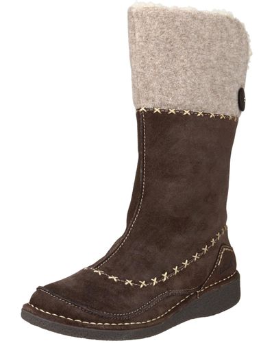 Eastland Warm Sole Boot,brown Suede,11 M Us