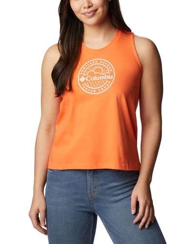 Columbia North Cascades Tank T-shirt - Orange