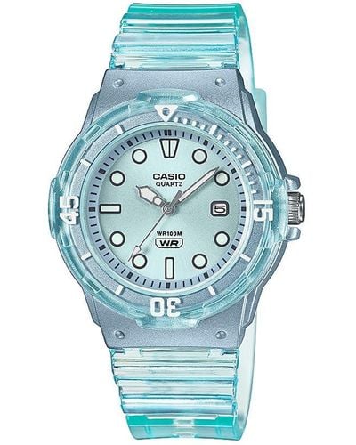 G-Shock 'dive Series' Quartz Transparent Resin Casual Watch Lrw-200hs-2evcf - Blue