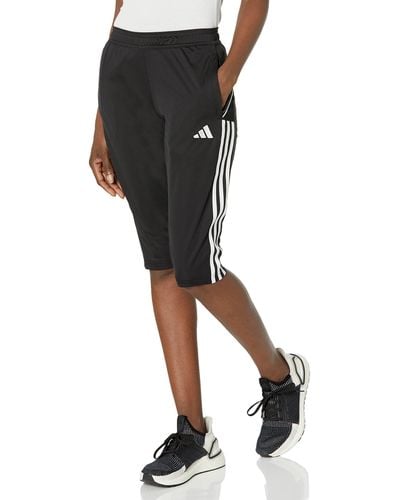 adidas Womens Tiro23 League 3/4 Track Pants - Black