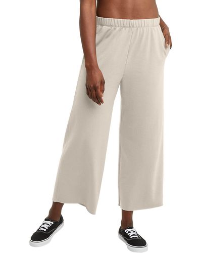 Hanes Originals French Terry Wide Leg - Natural