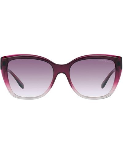 Emporio Armani Ea4198 Cat Eye Sunglasses - Purple