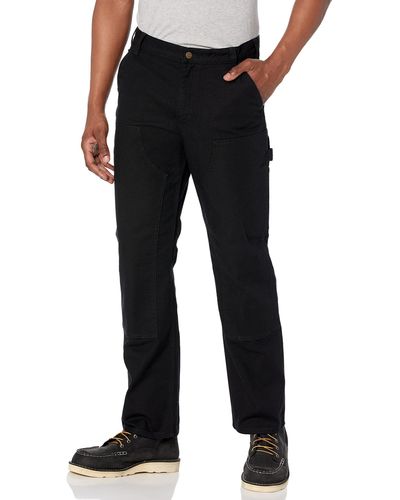 Carhartt Rugged Flex Relaxed Fit Duck Double Front Dungaree Arbeitshose - Schwarz