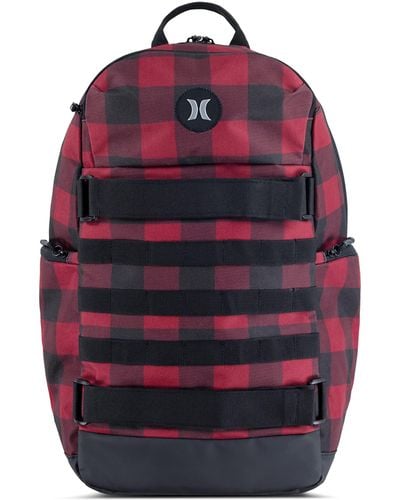 Hurley One And Only Skateboard Backpack - Red