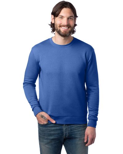 Alternative Apparel Eco-cozy Fleece Sweatshirt - Blue
