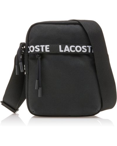 Lacoste Small Flat Crossover Bag - Blue