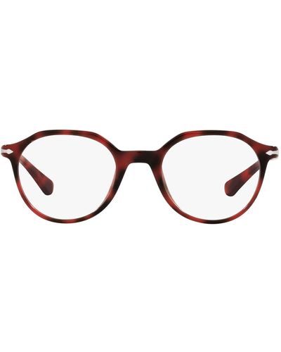 Persol Po3253v Square Prescription Eyewear Frames - Black