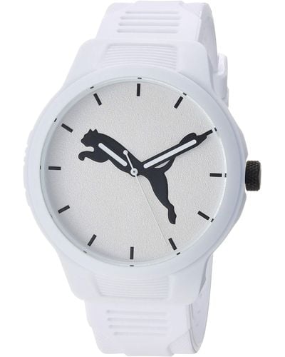 PUMA Analog Quartz Watch With Polyurethane Strap P5012 - White