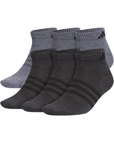 adidas Superlite 3.0 Low Cut Socks Lightweight Breathable With Targeted Padding And Arch Compression - Gray